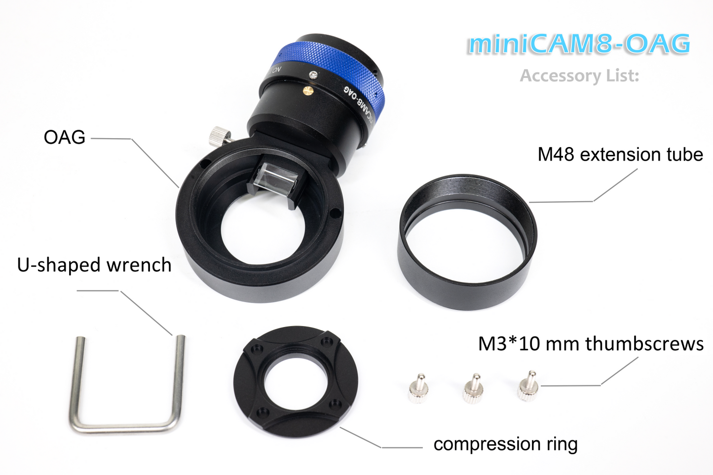 Off Axis Guider for MiniCam8