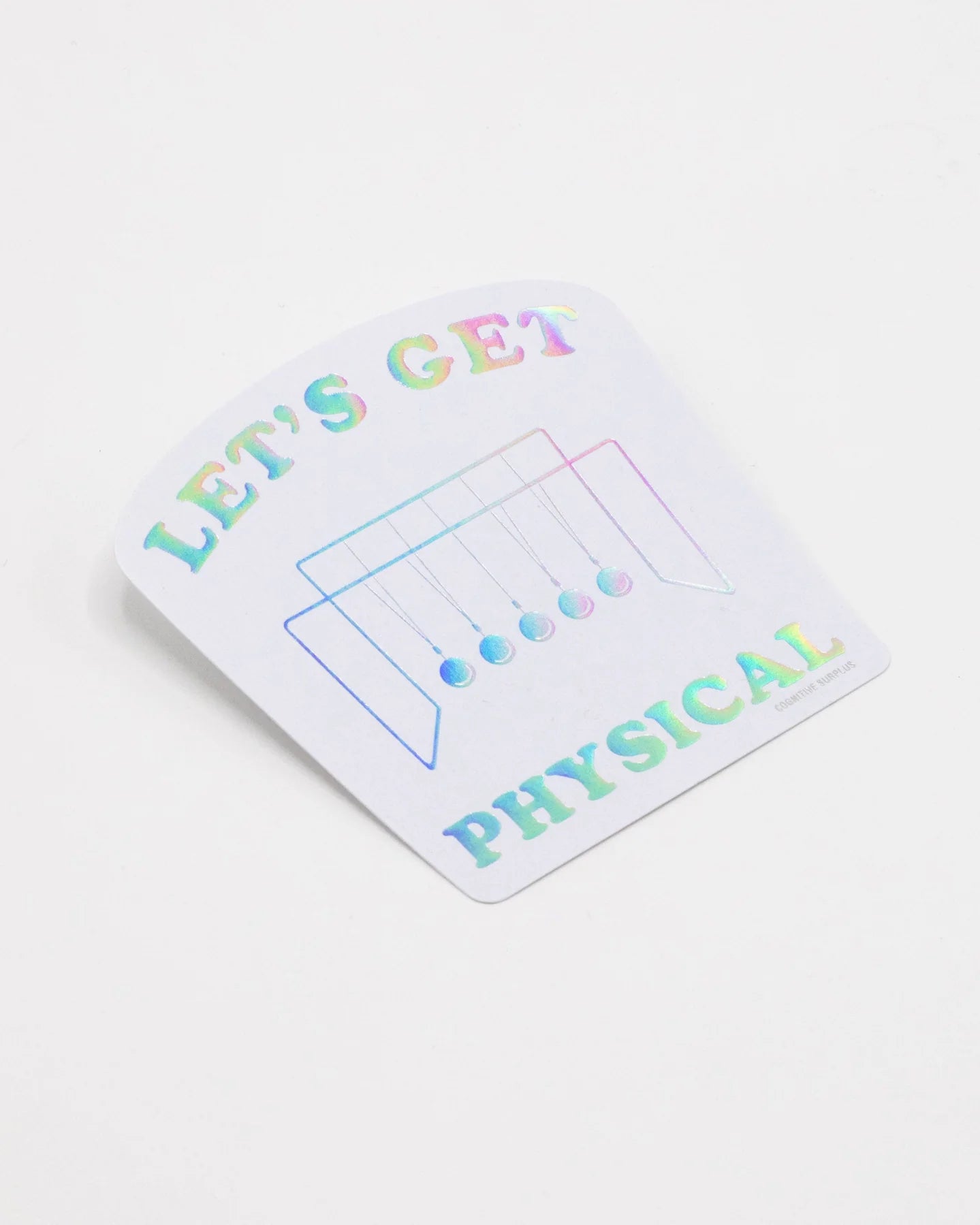 Cognitive Surplus: Let's Get Physical Sticker