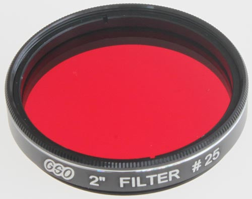 Filter #25 Red 1.25"