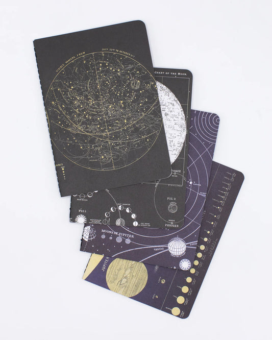 Cognitive Surplus: Astronomy Pocket Notebooks 4-Pack