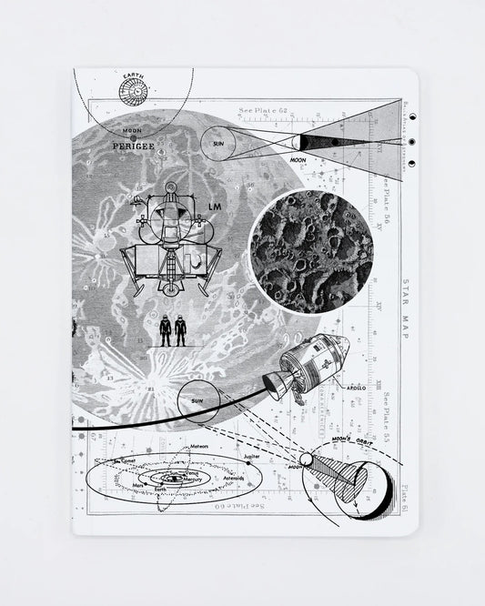 Cognitive Surplus: Moon Landing Softcover Notebook