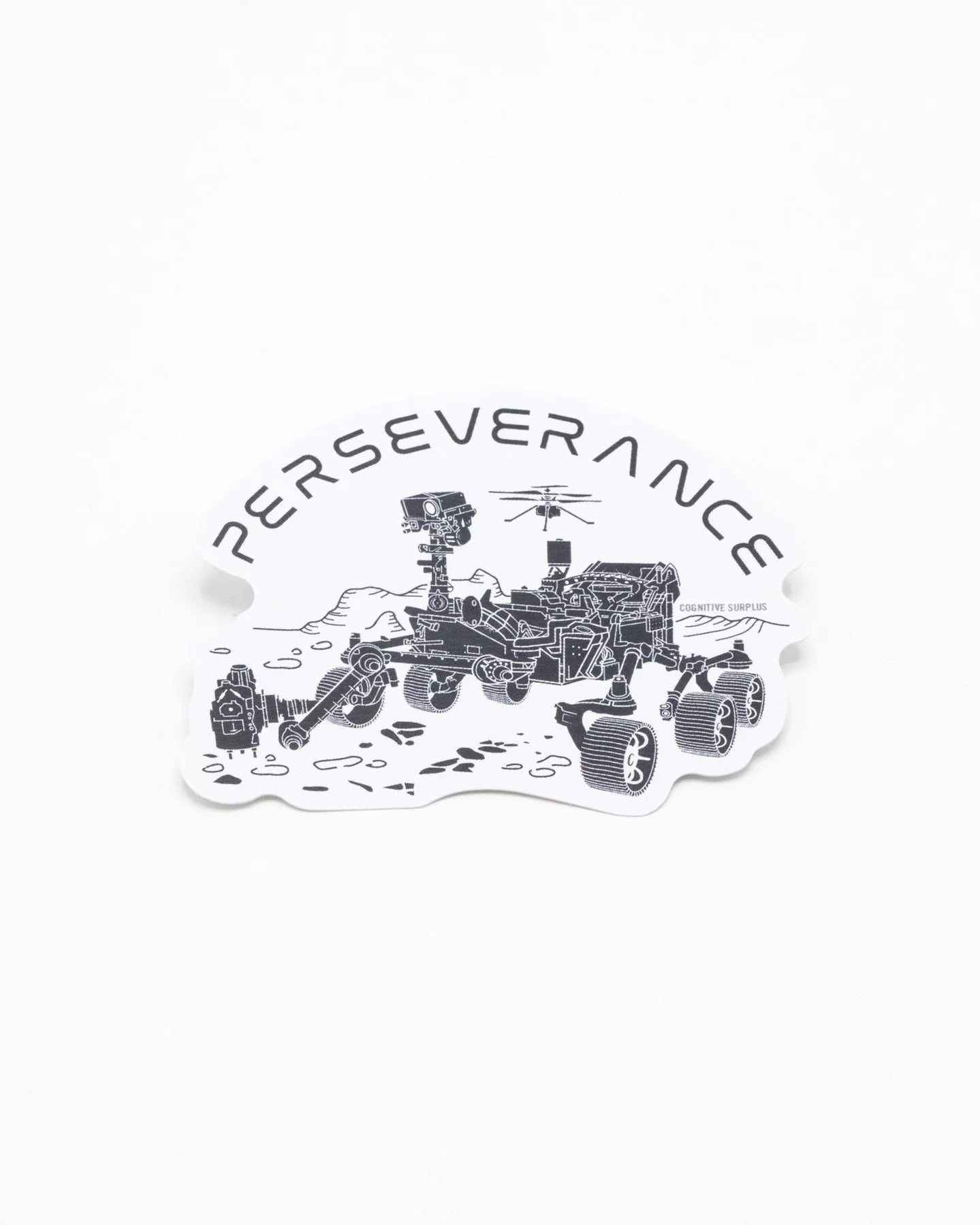 Cognitive Surplus: Perseverance Mars Rover Sticker